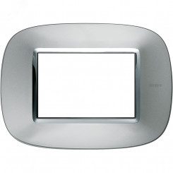 Axolute Накладки декоративные в форме эллипса металлизированные/зеркальный алюминий на 3 модуля