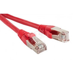 Патч-корд F/UTP экранированный категория 6 LSZH красный (0.5м) Патч-корд F/UTP экранированный категория 6 LSZH красный (0.5м)