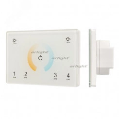 Панель Sens SMART-P81-MIX White (230V, 4 зоны, 2.4G) (ARL, IP20 Пластик, 5 лет) Панель Sens SMART-P81-MIX White (230V, 4 зоны, 2.4G) (ARL, IP20 Пластик, 5 лет)