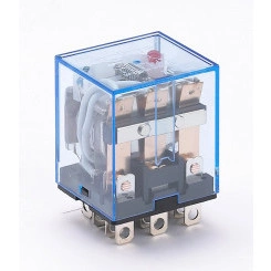 Промежуточное реле 3 конт. с инд. LED 10А 12В AC ПР-102 DEKraft