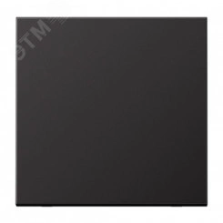 Клавиша 1-я для выключателей и кнопок  без подсветки. Серия LS990  Материал- металл  Цвет- алюминий дарк