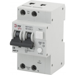 Автоматический выключатель дифференциального тока Pro NO-902-04 АВДТ 63 (А) C50 30mA 6кА 1P+N ЭРА