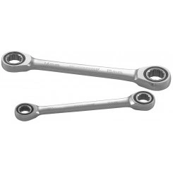 Ключ гаечный накидной трещоточный, 16х18 мм