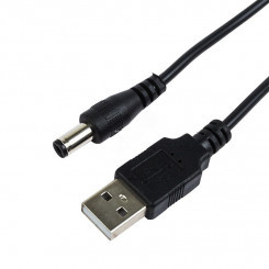 Кабель USB штекер-DC разъем питание 2,1х5,5       мм,длина1,5 м