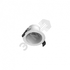 Светильник светодиодный DL-Lens Comfort встраиваемый 11W 4000К 83х52мм IP20 угол 35 градусов DALI белый