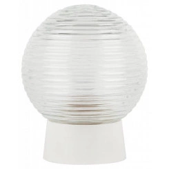 Светильник НБП 01-60-004 с прямым основанием Гранат стекло IP20 E27 max 60Вт D150 шар