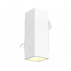 Светильник светодиодный WL-Cube настенный10W 3000K 80х80х230мм угол 60° IP54 RAL9010 белый матовый