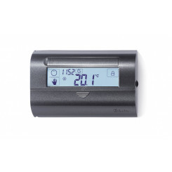 Термостат комнатный цифровой 'Touch slide' суточный таймер сенсорный экран питание 3В DС 1СО 5А монтаж на стену антрацит (1шт)