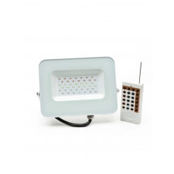 Прожектор светодиодный ДО-30w RGB IP65 белый корпус