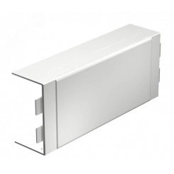 Крышка T-образной секции кабельного канала WDK 60x110 мм (ПВХ, белый) Крышка T-образной секции кабельного канала WDK 60x110 мм (ПВХ, белый)