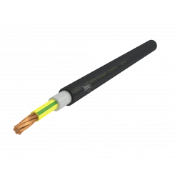 Кабель силовой ППГнг(А)-HF 1х95мк (PE)-1 многопроволочный желто-зеленый (барабан)