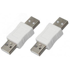 Переходник штекер USB-A (Male)-штекер USB-A (Male)