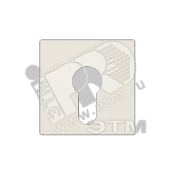 Крышка для выключателя с замком  слоновая кость