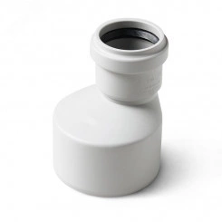 Переход эксц для бесшумной канализации 58x40 (50х40) мм