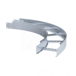 Поворот горизонтальный LT 300х100-90 S=1.2мм R=300мм оцинкованный