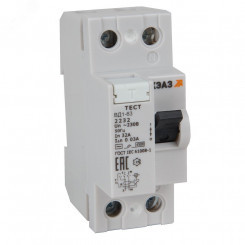 Выключатель дифференциального тока (УЗО) без защиты от сверхтоков 2П 25А 30мА ВД1-63-2225-АС-УХЛ4