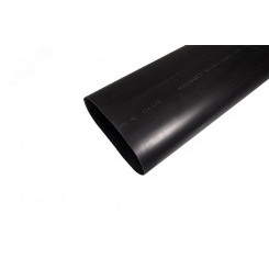 Термоусаживаемая трубка клеевая 180,0 58,0 мм, (3-4-1) черная, упаковка 1 м