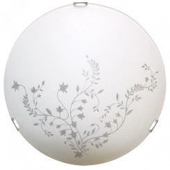 Светильник Нежность 250 НПБ 01-60-130 М15 матовый белыйкл.штамп металлик ИУ