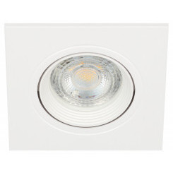 Встраиваемый светильник декоративный KL92-1 WH MR16/GU5.3 белый, пластиковый (MR16/GU5.3 в комплект не входит) ЭРА