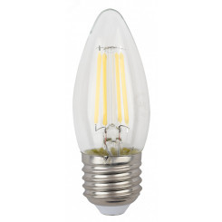 Лампа светодиодная F-LED B35-11w-827-E27  (филамент, свеча, 11Вт, тепл, E27) (10/100/5000) ЭРА