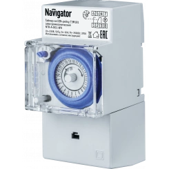 Таймер Navigator 61 560 NTR-A-D01-GR на DIN-рейку электромех. Таймер Navigator 61 560 NTR-A-D01-GR на DIN-рейку электромех.