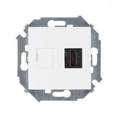 Simon15 Розетка для подключения HDMI-разъёма      аудио/видео, v1.4, тип А, белый