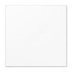 Крышка без отверстий для произвольных вырезов (с несущей платой)  Серия LS990  Материал- термопласт  Цвет- белый