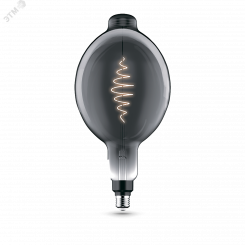 Лампа светодиодная LED 8.5 Вт 165 Лм 1800К теплая Е27 BT180 gray flexible Filament Gauss