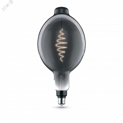 Лампа светодиодная LED 8.5 Вт 165 Лм 1800К теплая Е27 BT180 gray flexible Filament Gauss