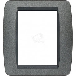 Накладка 3+3 модуля Графит