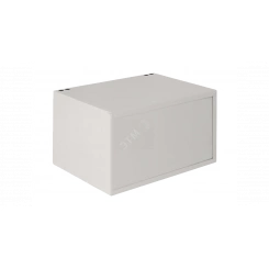 Шкаф настенный антивандальный пенального типа 7U Ш520хВ320хГ400мм OEM серый