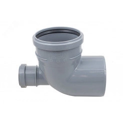 Отвод 90 град. 110 с выходом 50 прямой Отвод 90 град. 110 с выходом 50 прямой
