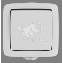 Выключатель одноклавишный наружный белый IP44 16А Выключатель одноклавишный наружный белый IP44 16А