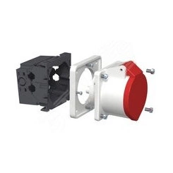 Монтажная коробка CEE32 с розеткой 0 (полиамид, серый)