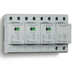 Устройства защиты от импульсных перенапряжений УЗИП тип 1+2 (3 варистор/искровый разрядник + 1 искровый разрядник)