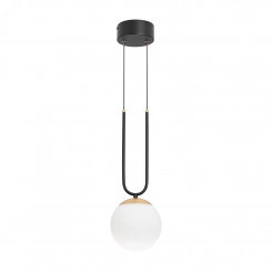 Светильник SP-BEADS-HANG-U-R130-10W Warm3000 (BK-GD, 275 deg, 230V) (Arlight, IP20 Металл, 5 лет)