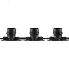 Гирлянда Белт-лайт 50м 100 патронов Е27 IP65 черный