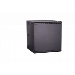 Шкаф напольный двухсекционный 19д 6U IP55 Ш600хВ370хГ600мм черный.