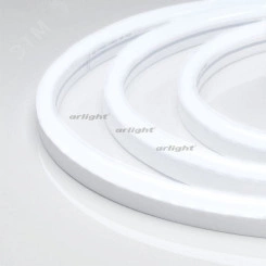 Гибкий неон ARL-NEON-2615-SIDE 24V White (ARL, 8 Вт/м, IP65)