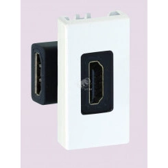 Connect Разъём HDMI 225х45мм (мама-мама) белый Connect Разъём HDMI 225х45мм (мама-мама) белый