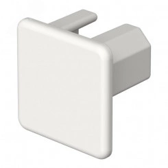 Заглушка кабельного канала торцевая WDK 20x20 мм (ПВХ, белый)