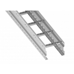 Лоток лестничный LHT 300х150 L=6м S=2,0мм оцинк. Лоток лестничный LHT 300х150 L=6м S=2,0мм оцинк.