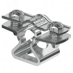 Крепежная скоба дистанционная 8-10 мм (с продольным отверстием) из алюминия