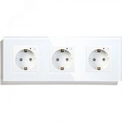 Розетка встраиваемая Sibling Powerswitch-W3, белая