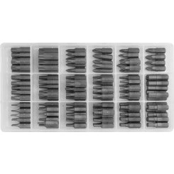 Набор вставок-бит 1/4''DR, 18 видов по 10 штук Набор вставок-бит 1/4''DR, 18 видов по 10 штук