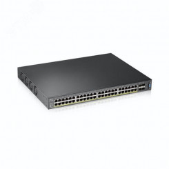 Коммутатор управляемый L3 Access 48 портов PoE 10/100/1000 Мб/с, 4хSFP+, 375 Вт