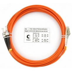 Шнур оптический duplex 7м LC-ST 62,5/125 mm LSZH FOP-62-LC-ST-7m Шнур оптический duplex 7м LC-ST 62,5/125 mm LSZH FOP-62-LC-ST-7m