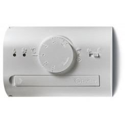 Комнатный настенный термостат, электронный, ВКЛ/ВЫКЛ/ЛЕТО/ЗИМА (Белый цвет), Упаковка с 1 реле