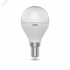 Лампа светодиодная LED 7.5 Вт Вт 470 Лм 3000К-4000К-6500К Е14 Шар изм.цвет.темп. Basic Gauss