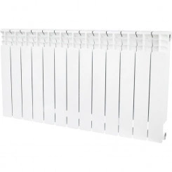 Радиатор биметаллический секционный 500/90/13 боковое подключение Радиатор биметаллический секционный 500/90/13 боковое подключение